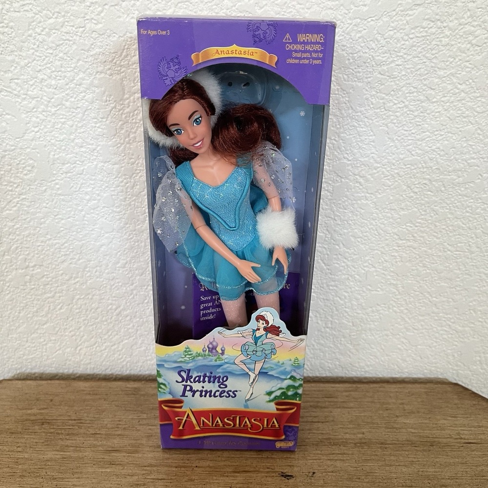 Vintage 1997 Skating Princess Anastasia Doll Galoob 23011 Read!